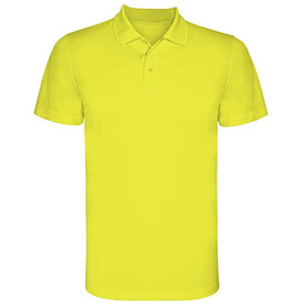 Monzha Sport Poloshirt für Kinder, Fluor Yellow bedrucken, Art.-Nr. K04041CD