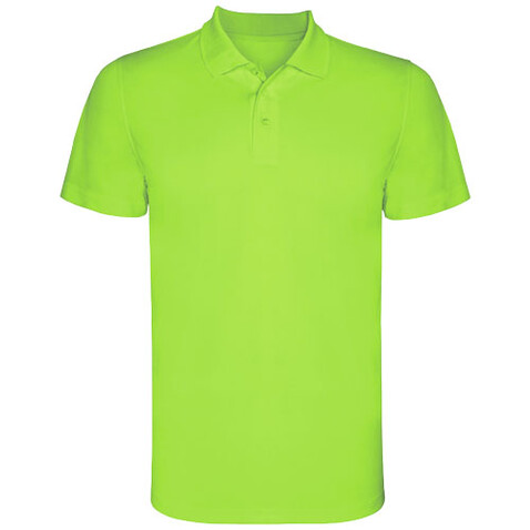 Monzha Sport Poloshirt für Kinder, limone bedrucken, Art.-Nr. K04042XM