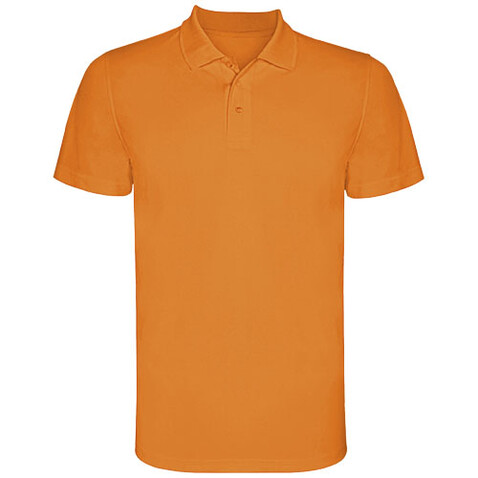 Monzha Sport Poloshirt für Kinder, Fluor Orange bedrucken, Art.-Nr. K04043LM