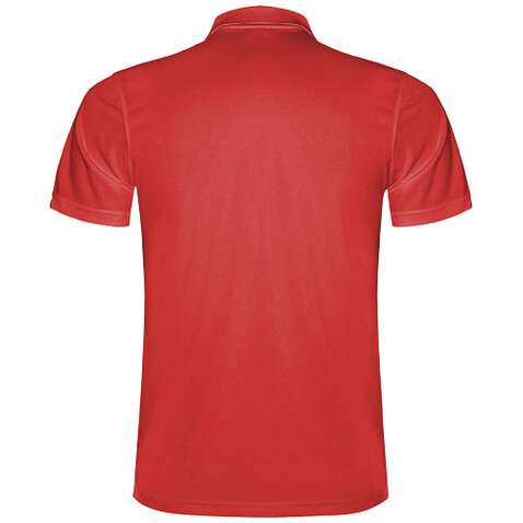 Monzha Sport Poloshirt für Kinder, rot bedrucken, Art.-Nr. K04044IH