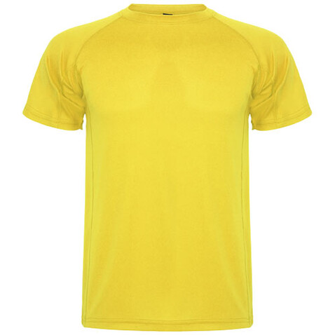Montecarlo Sport T-Shirt für Kinder, gelb bedrucken, Art.-Nr. K04251BH