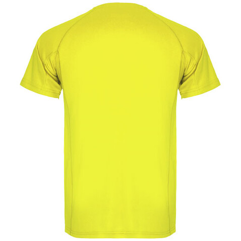 Montecarlo Sport T-Shirt für Kinder, Fluor Yellow bedrucken, Art.-Nr. K04251CM