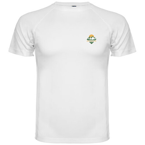 Montecarlo Sport T-Shirt für Kinder, weiss bedrucken, Art.-Nr. K04251ZD