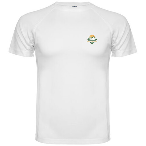 Montecarlo Sport T-Shirt für Kinder, weiss bedrucken, Art.-Nr. K04251ZM