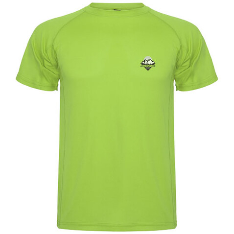 Montecarlo Sport T-Shirt für Kinder, Lime / Green Lime bedrucken, Art.-Nr. K04252XM