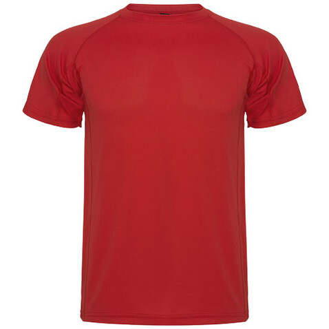 Montecarlo Sport T-Shirt für Kinder, rot bedrucken, Art.-Nr. K04254IH