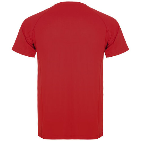 Montecarlo Sport T-Shirt für Kinder, rot bedrucken, Art.-Nr. K04254IH
