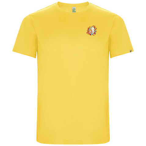 Imola Sport T-Shirt für Kinder, gelb bedrucken, Art.-Nr. K04271BM