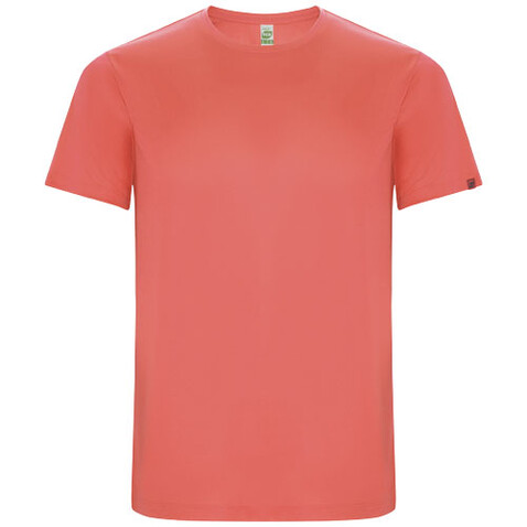 Imola Sport T-Shirt für Kinder, Fluor Coral bedrucken, Art.-Nr. K04272KM