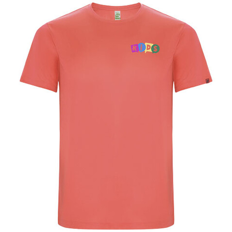 Imola Sport T-Shirt für Kinder, Fluor Coral bedrucken, Art.-Nr. K04272KH