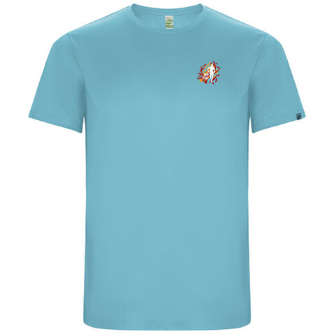 Imola Sport T-Shirt für Kinder, türkis bedrucken, Art.-Nr. K04274UD