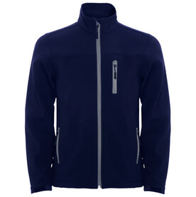 Antartida Softshelljacke für Kinder, Navy Blue bedrucken, Art.-Nr. K64321RD