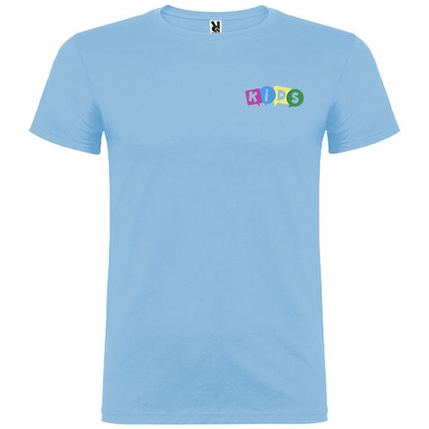 Beagle T-Shirt für Kinder, himmelblau bedrucken, Art.-Nr. K65542HG