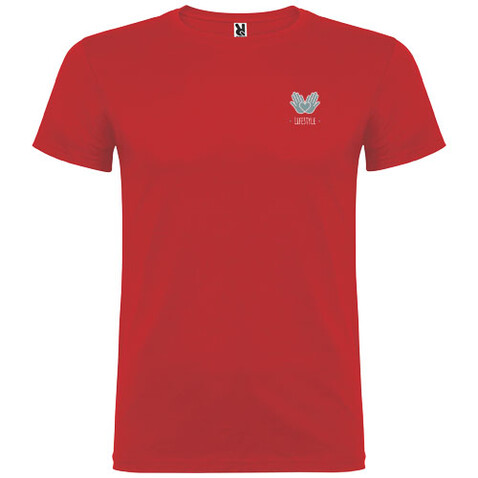 Beagle T-Shirt für Kinder, rot bedrucken, Art.-Nr. K65544IL
