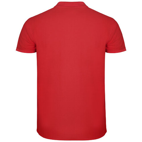 Star Poloshirt für Kinder, rot bedrucken, Art.-Nr. K66384IL