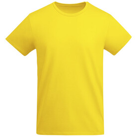 Breda T-Shirt aus Bio-Baumwolle für Kinder, gelb bedrucken, Art.-Nr. K66981BC Breda T-Shirt aus Bio-Baumwolle für Kinder, gelb bedrucken, Art.-Nr. K66981BC