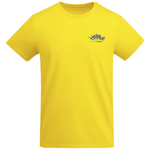 Breda T-Shirt für Kinder, gelb bedrucken, Art.-Nr. K66981BC
