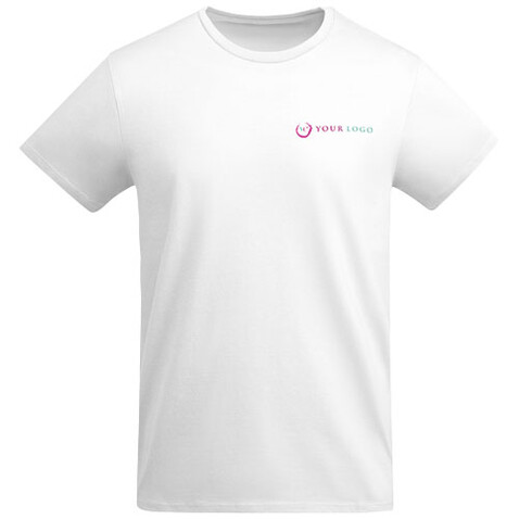 Breda T-Shirt aus Bio-Baumwolle für Kinder, weiss bedrucken, Art.-Nr. K66981ZJ