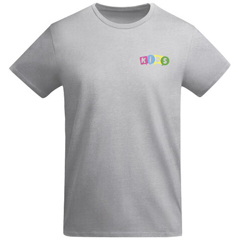 Breda T-Shirt für Kinder, Marl Grey bedrucken, Art.-Nr. K66982UE