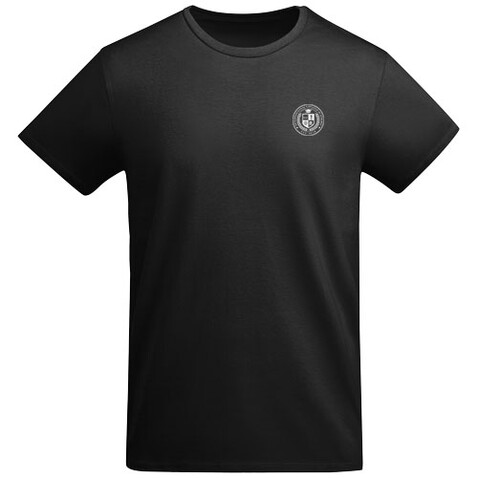 Breda T-Shirt aus Bio-Baumwolle für Kinder, schwarz bedrucken, Art.-Nr. K66983OC