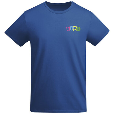 Breda T-Shirt aus Bio-Baumwolle für Kinder, royalblau bedrucken, Art.-Nr. K66984TG