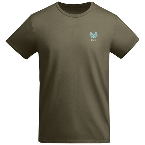 Breda T-Shirt aus Bio-Baumwolle für Kinder, Militar Green bedrucken, Art.-Nr. K66985MC
