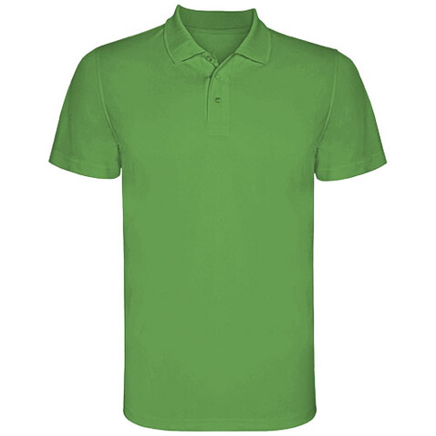 Monzha Sport Poloshirt für Herren, farngrün bedrucken, Art.-Nr. R04045D2