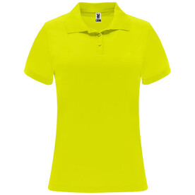 Monzha Sport Poloshirt für Damen, Fluor Yellow bedrucken, Art.-Nr. R04101C1 Monzha Sport Poloshirt für Damen, Fluor Yellow bedrucken, Art.-Nr. R04101C1