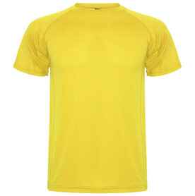 Montecarlo Sport T-Shirt für Herren, gelb bedrucken, Art.-Nr. R04251B1