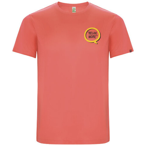 Imola Sport T-Shirt für Herren, Fluor Coral bedrucken, Art.-Nr. R04272K1 Imola Sport T-Shirt für Herren, Fluor Coral bedrucken, Art.-Nr. R04272K1