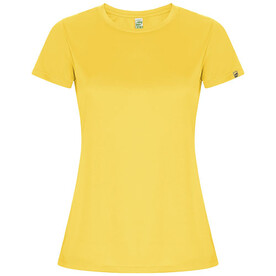 Imola Sport T-Shirt für Damen, gelb bedrucken, Art.-Nr. R04281B1