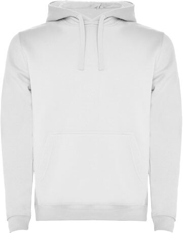 Urban Kapuzenpullover für Herren, weiss bedrucken, Art.-Nr. R10671Z1 Urban Kapuzenpullover für Herren, weiss bedrucken, Art.-Nr. R10671Z1