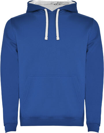 Urban Kapuzenpullover für Herren, royalblau, weiss bedrucken, Art.-Nr. R10678C6