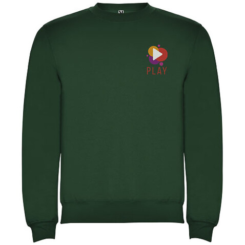 Clasica Sweatshirt mit Rundhalsausschnitt Unisex, dunkelgrün bedrucken, Art.-Nr. R10704Z3 Clasica Sweatshirt mit Rundhalsausschnitt Unisex, dunkelgrün bedrucken, Art.-Nr. R10704Z3