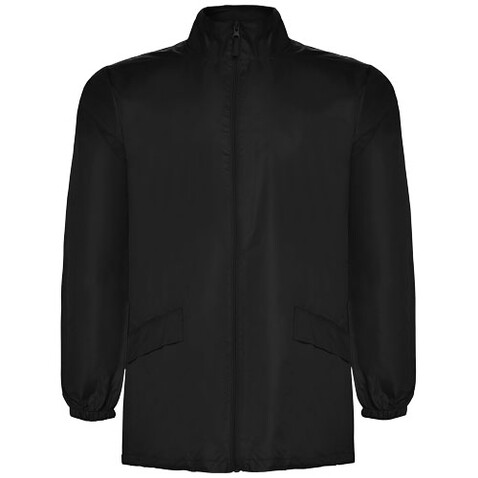 Escocia Leichte Regenjacke Unisex, schwarz bedrucken, Art.-Nr. R50743O1