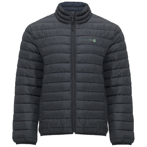 Finland Thermojacke für Herren, Ebony bedrucken, Art.-Nr. R50942M6
