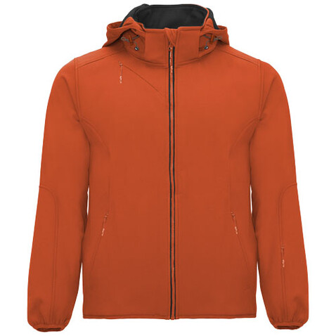 Siberia Softshelljacke Unisex, Vermillon Orange bedrucken, Art.-Nr. R64283J0