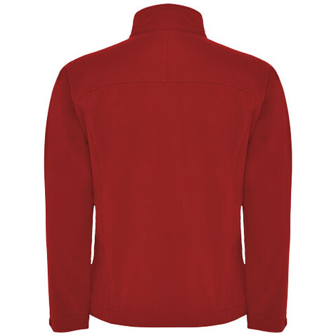 Rudolph Softshelljacke Unisex, rot bedrucken, Art.-Nr. R64354I2