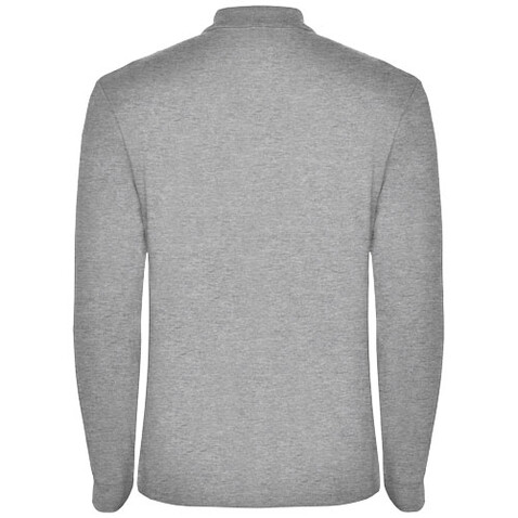 Estrella Langarm Poloshirt für Herren, Marl Grey bedrucken, Art.-Nr. R66352U3 Estrella Langarm Poloshirt für Herren, Marl Grey bedrucken, Art.-Nr. R66352U3