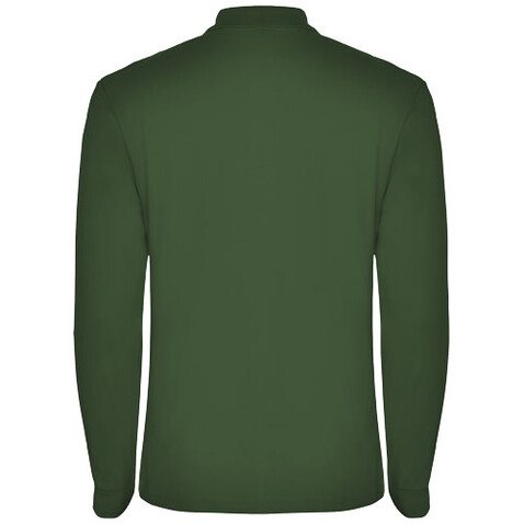 Estrella Langarm Poloshirt für Herren, dunkelgrün bedrucken, Art.-Nr. R66354Z1