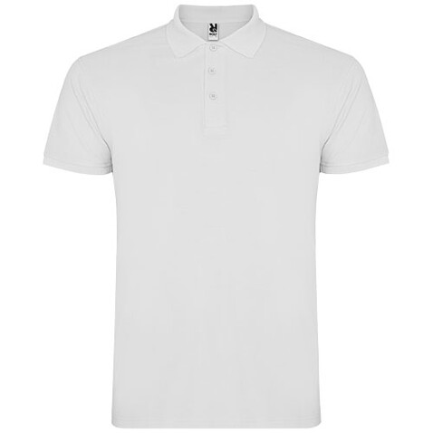 Star Poloshirt für Herren, weiss bedrucken, Art.-Nr. R66381Z4