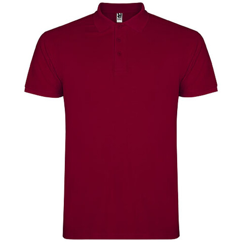 Star Poloshirt für Herren, Garnet bedrucken, Art.-Nr. R66382P1