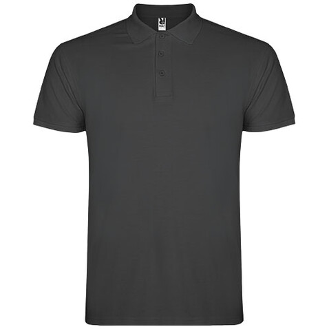 Star Poloshirt für Herren, Dark Lead bedrucken, Art.-Nr. R66384B5