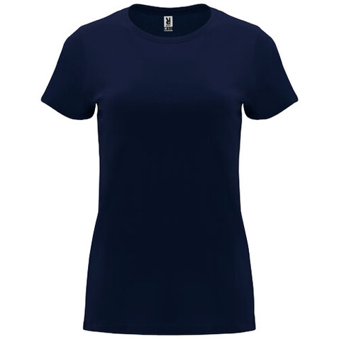 Capri T-Shirt für Damen, Navy Blue bedrucken, Art.-Nr. R66831R5