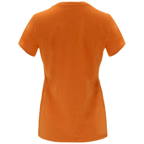 Capri T-Shirt für Damen, orange bedrucken, Art.-Nr. R66833I4