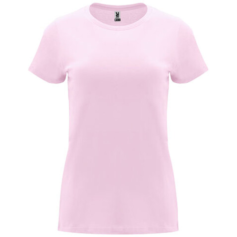 Capri T-Shirt für Damen, hellrosa bedrucken, Art.-Nr. R66834O5