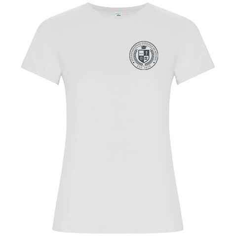 Golden T-Shirt für Damen, weiss bedrucken, Art.-Nr. R66961Z3