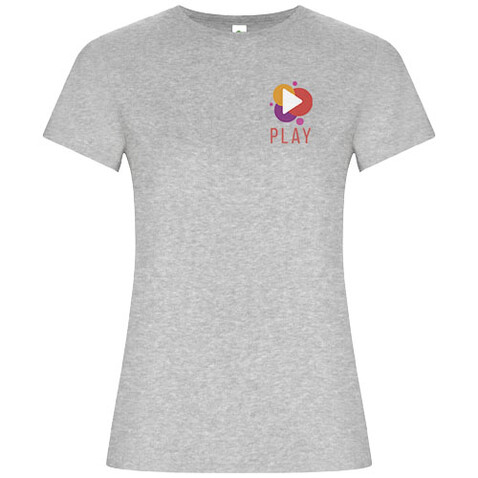 Golden T-Shirt für Damen, Marl Grey bedrucken, Art.-Nr. R66962U2