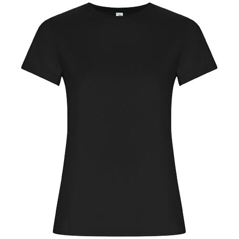 Golden T-Shirt für Damen, schwarz bedrucken, Art.-Nr. R66963O1