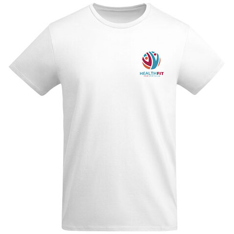 Breda T-Shirt aus Bio-Baumwolle für Herren, weiss bedrucken, Art.-Nr. R66981Z2